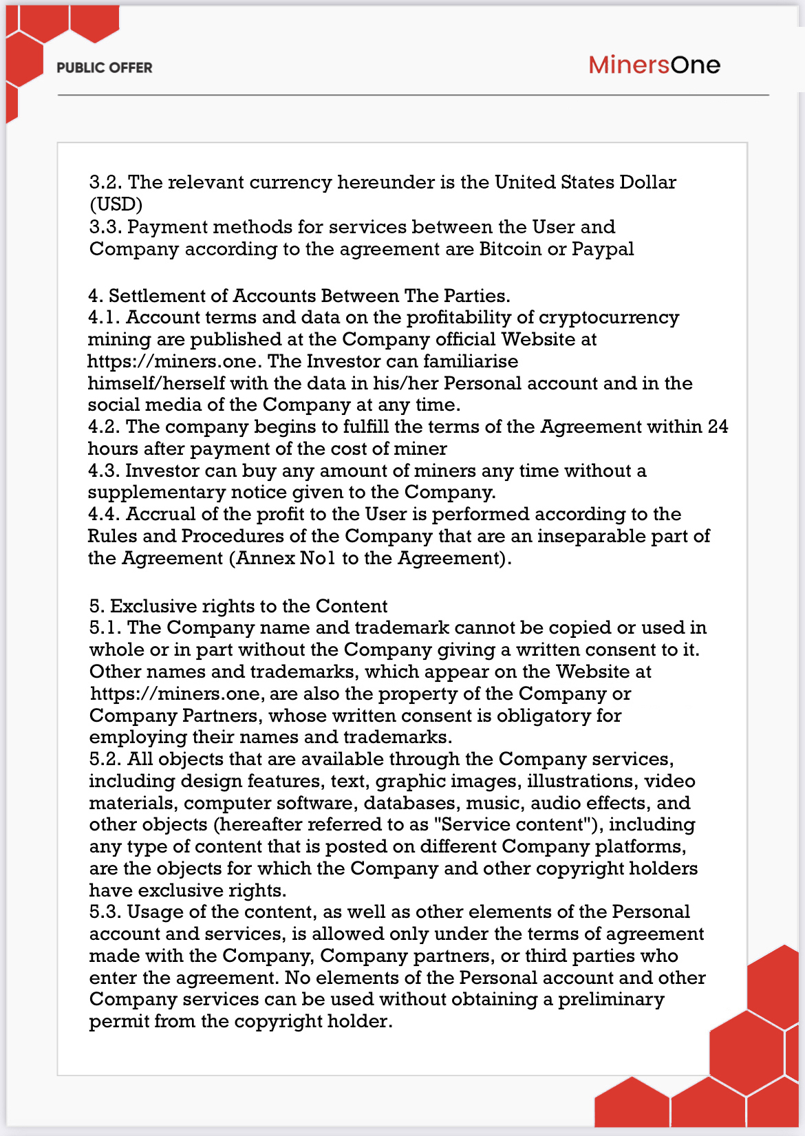 Public Offer Document #3